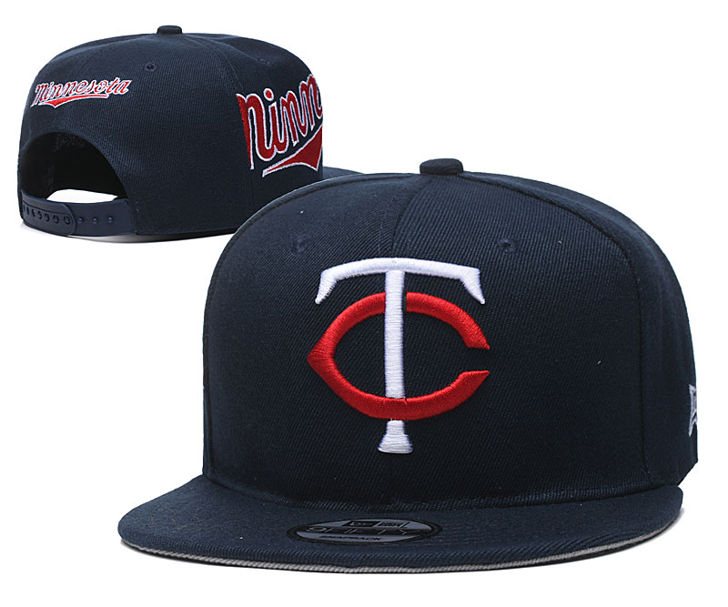 Minnesota Twins Stitched Snapback Hats 001